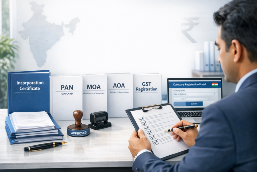 Key Legal Documents Required for Company Registration in India