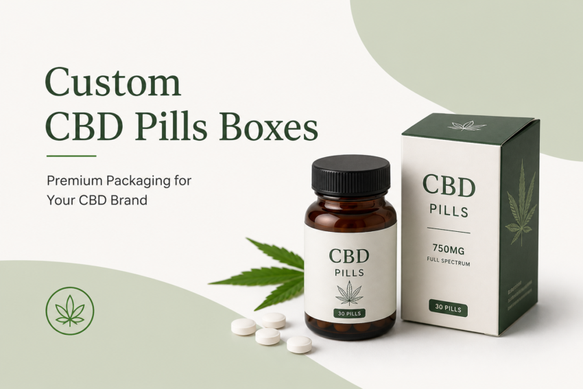 Custom CBD Pills Boxes
